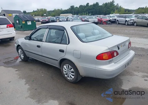 2001 Toyota Corolla Ce from USA, damaged, VIN 2T1BR12E61C450062